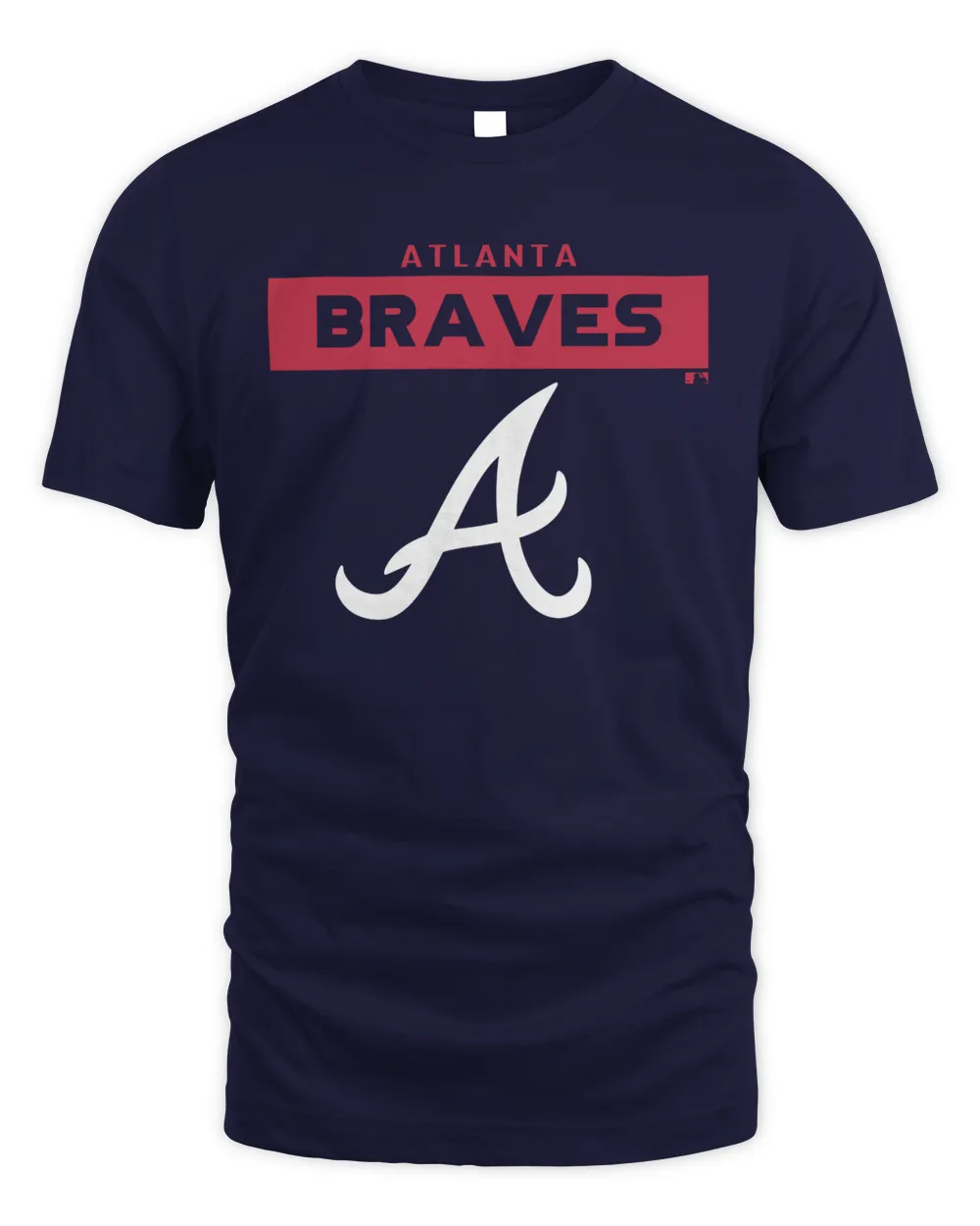 Official Atlanta Braves Logo Navy Team Shirt Unisex Standard T-Shirt navy s