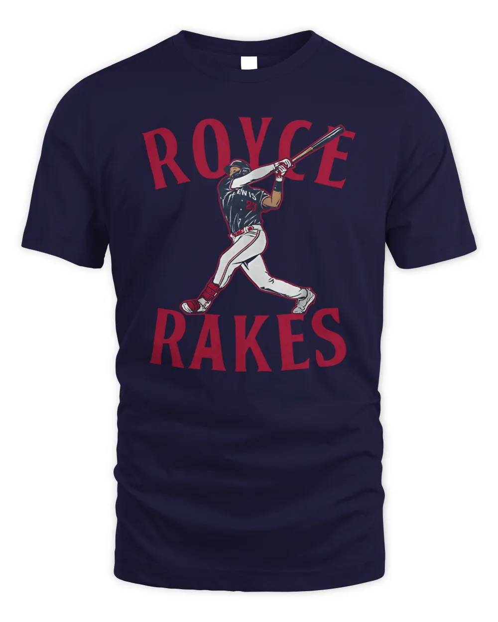Minnesota Twins Royce Lewis #23 Rakes Tee Unisex Standard T-Shirt navy s