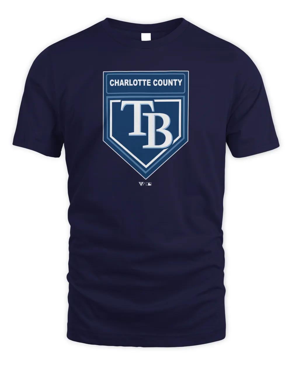 Men's Tampa Bay Rays 2024 Spring Training Charlotte County Logo T Shirt Unisex Standard T-Shirt navy s