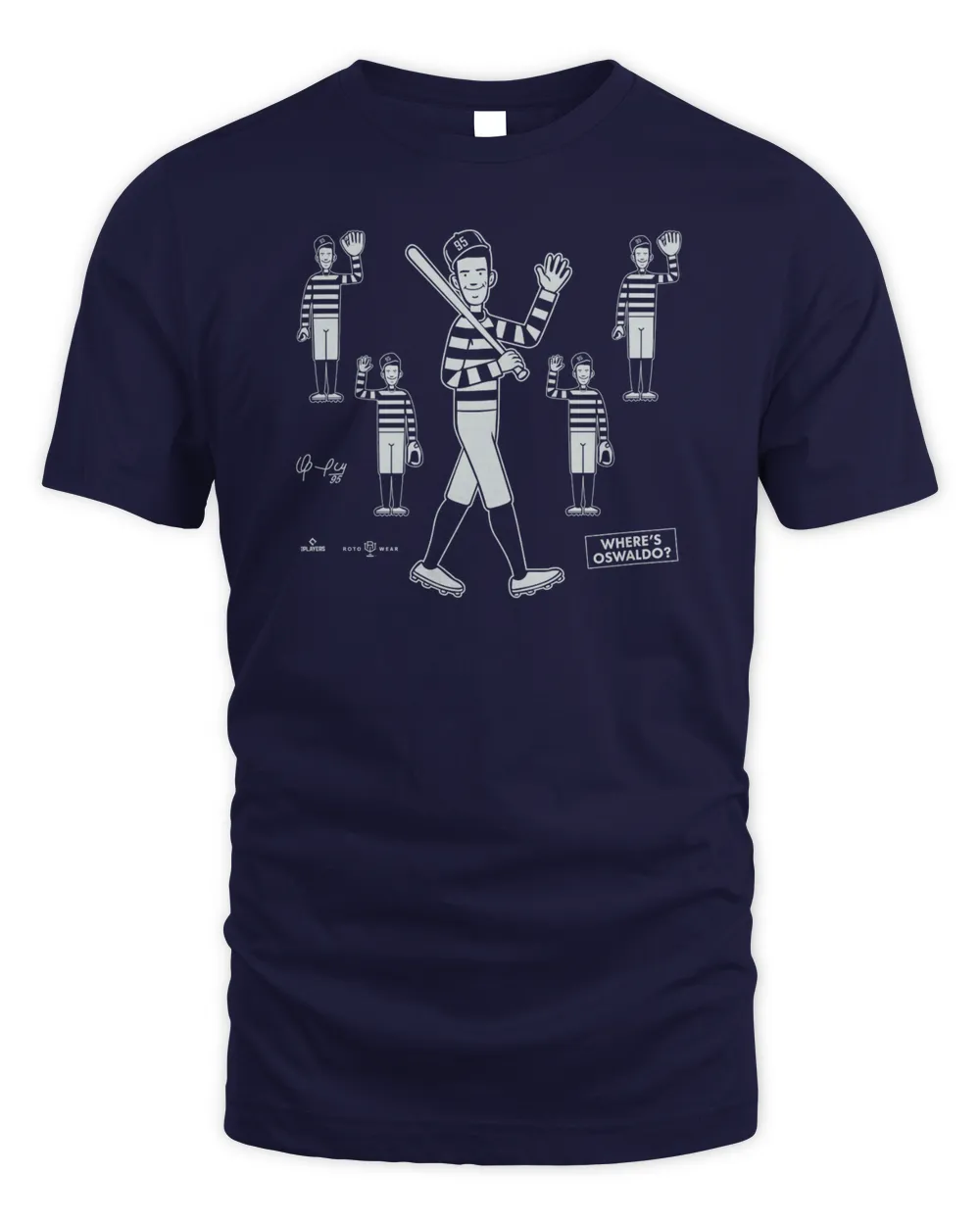 Oswaldo Cabrera Where’S Oswaldo T Shirt Unisex Standard T-Shirt navy s