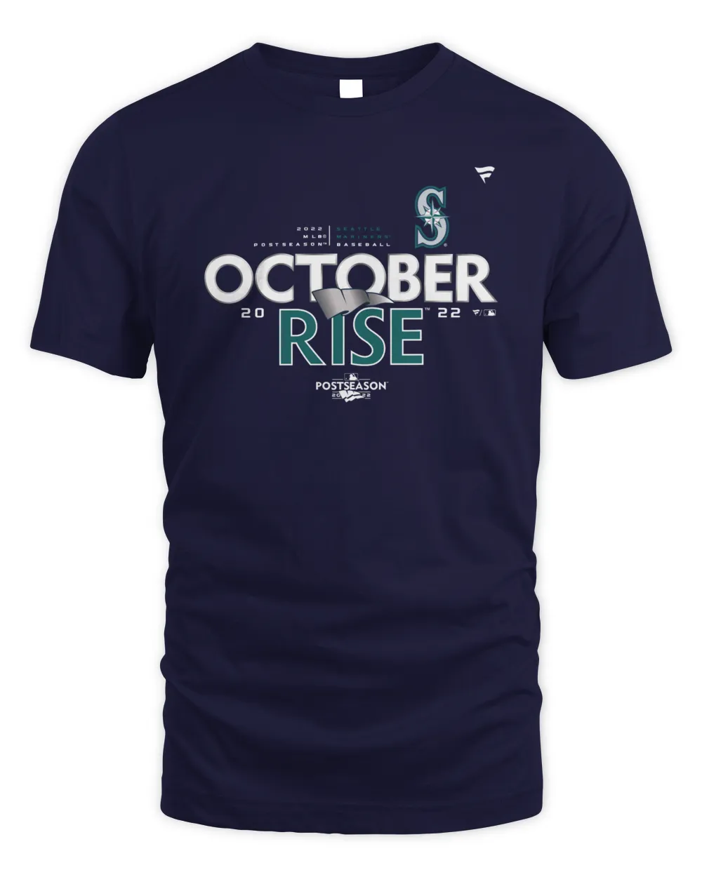 Mariners October Rise Shirt 2022 Unisex Standard T-Shirt navy s