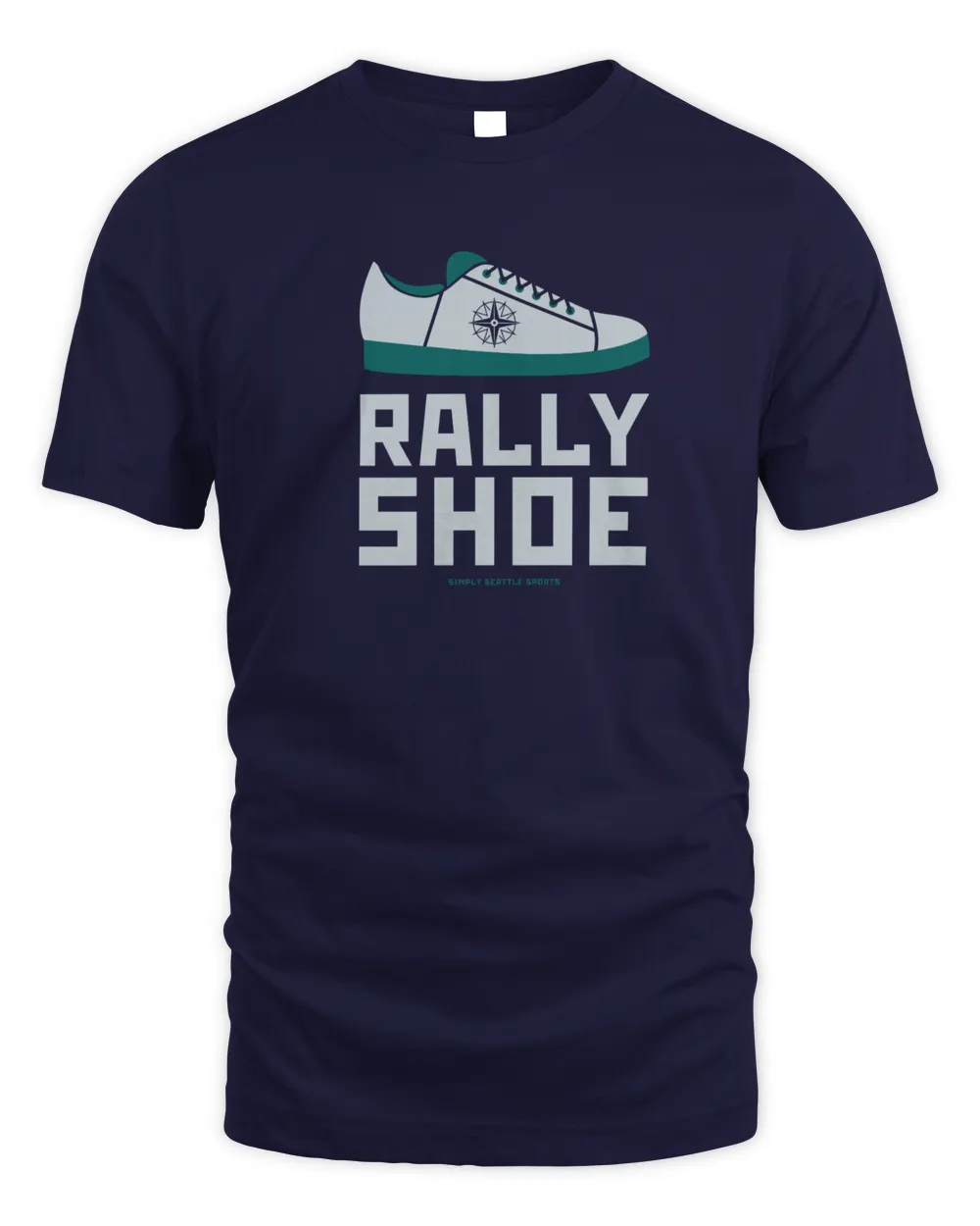 Rally Shoe Tee Unisex Standard T-Shirt navy s