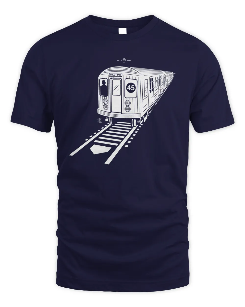 Yankees Cole Train T Shirt Unisex Standard T-Shirt navy s