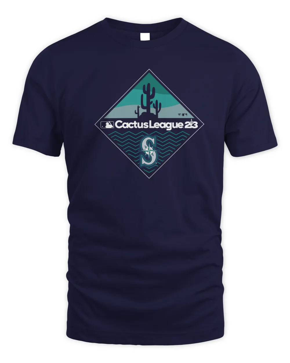Official Mlb Shop Seattle Mariners 2023 Mlb Spring Training Diamond Shirt Unisex Standard T-Shirt navy s
