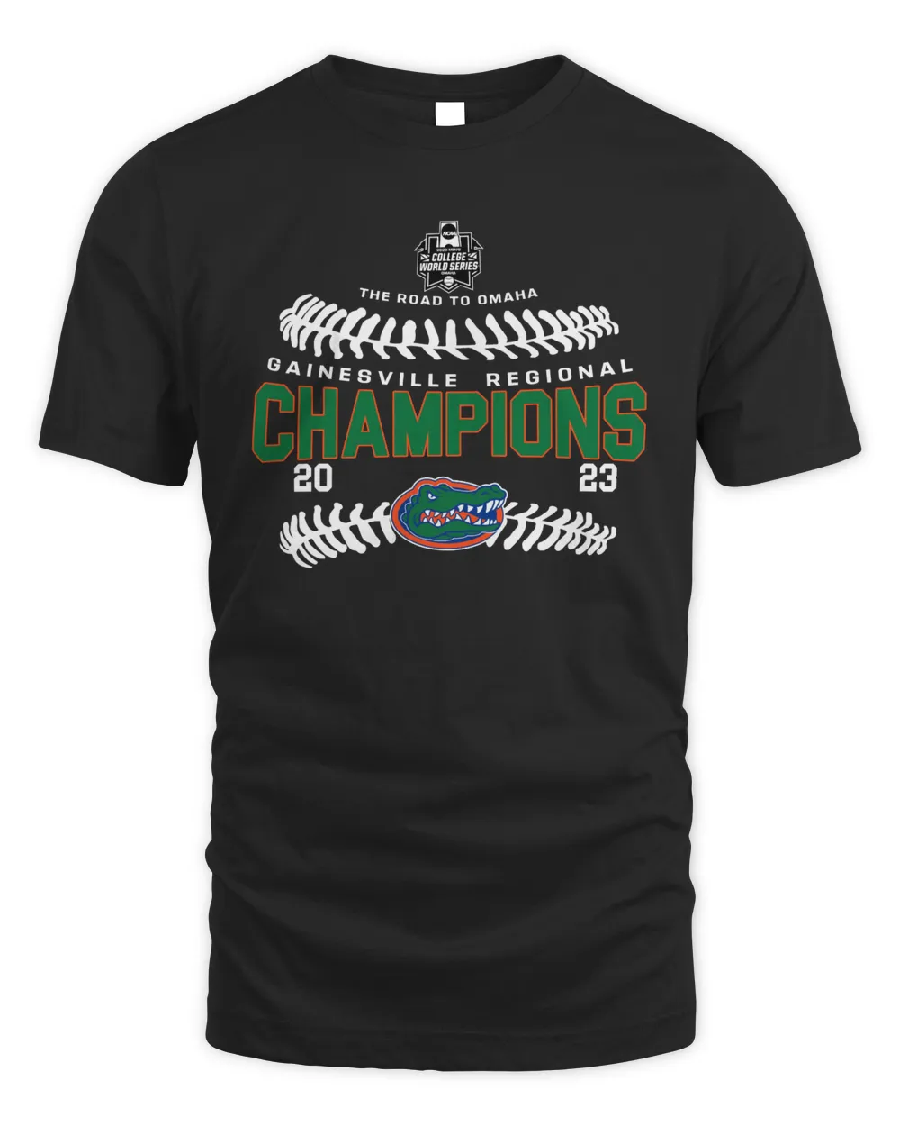 Official Florida Gators 2023 Ncaa Division I Baseball Gainesville Regional Champions Shirt Unisex Standard T-Shirt black s