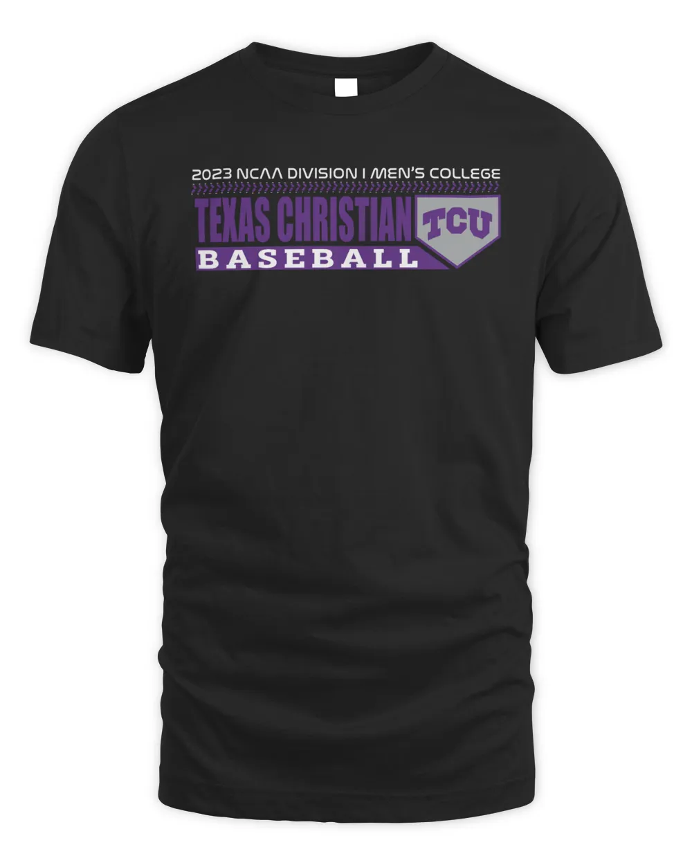Tcu Texas Christian 2023 Division I Champions Baseball Hoodie Sweatshirt Unisex Standard T-Shirt black s