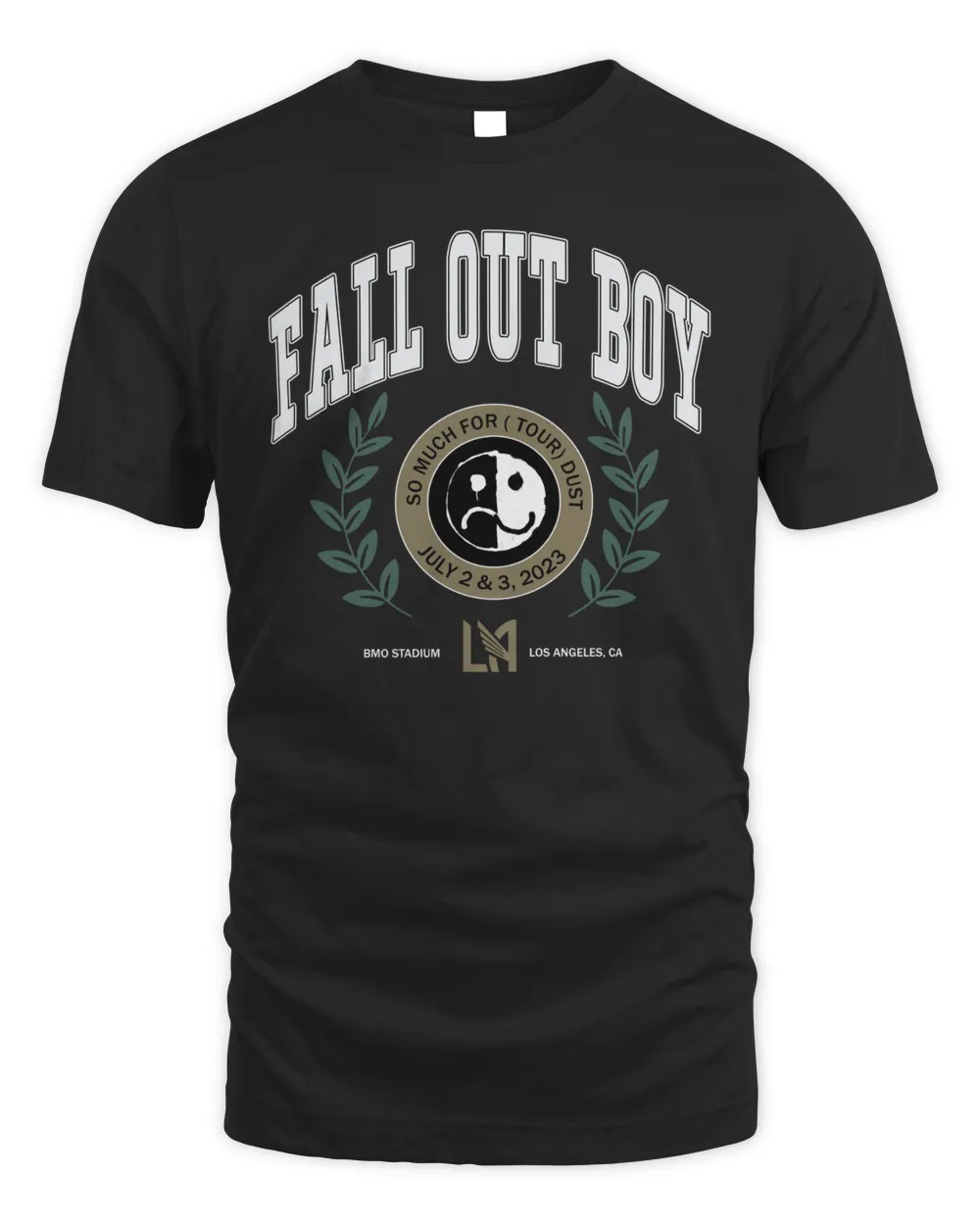 Fall Out Boy Unisex Lafc So Much For Stardust Tour BMO Stadium Los Angeles, CA Shirt Unisex Standard T-Shirt black s