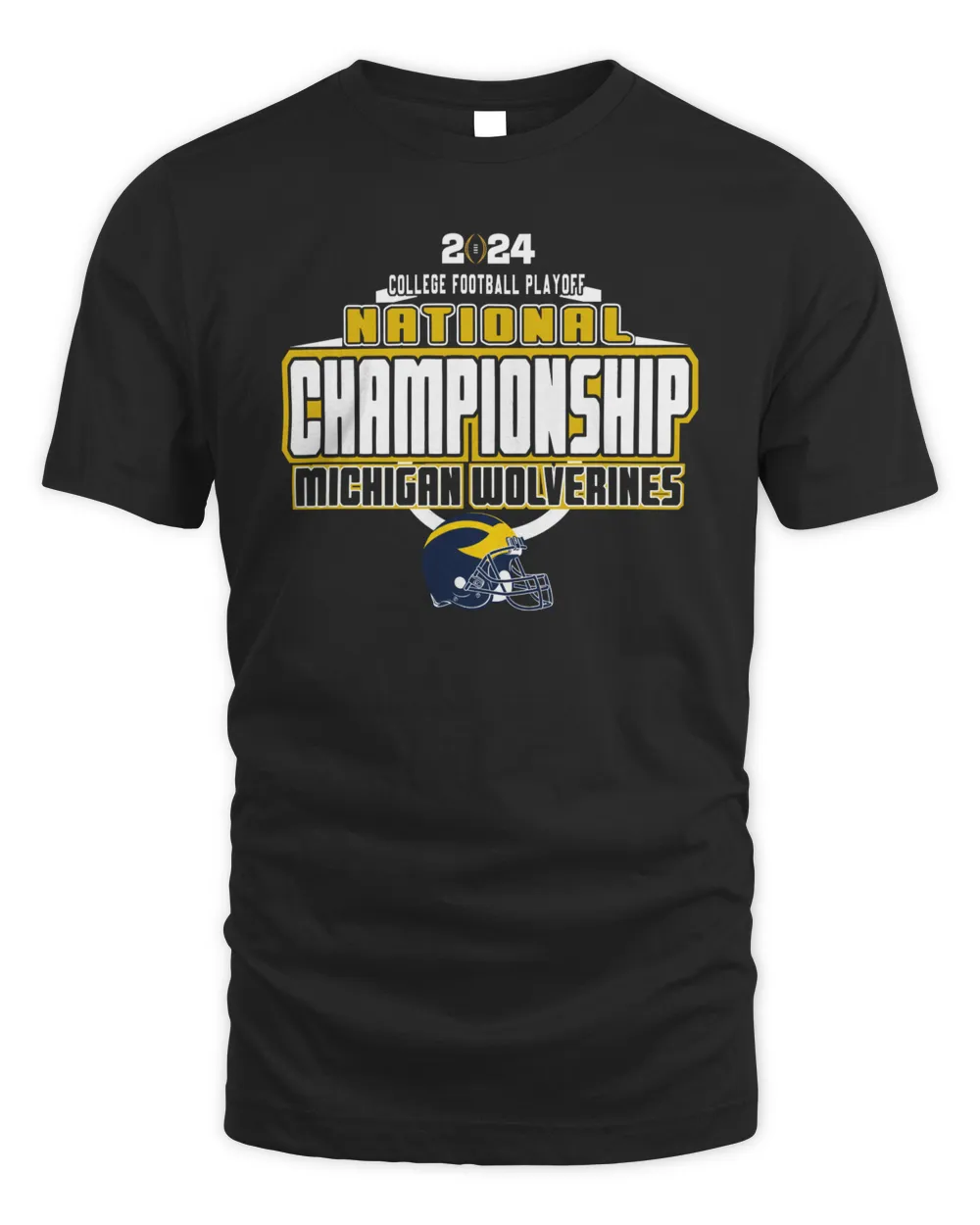 College Football Playoff 2024 National Championship Game Michigan Sweatshirt Unisex Standard T-Shirt black s