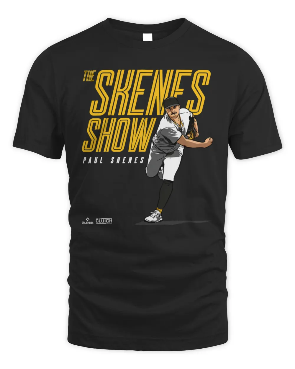 Pittsburgh Pirates The Paul Skenes Show Tee Intheclutch Unisex Standard T-Shirt black s