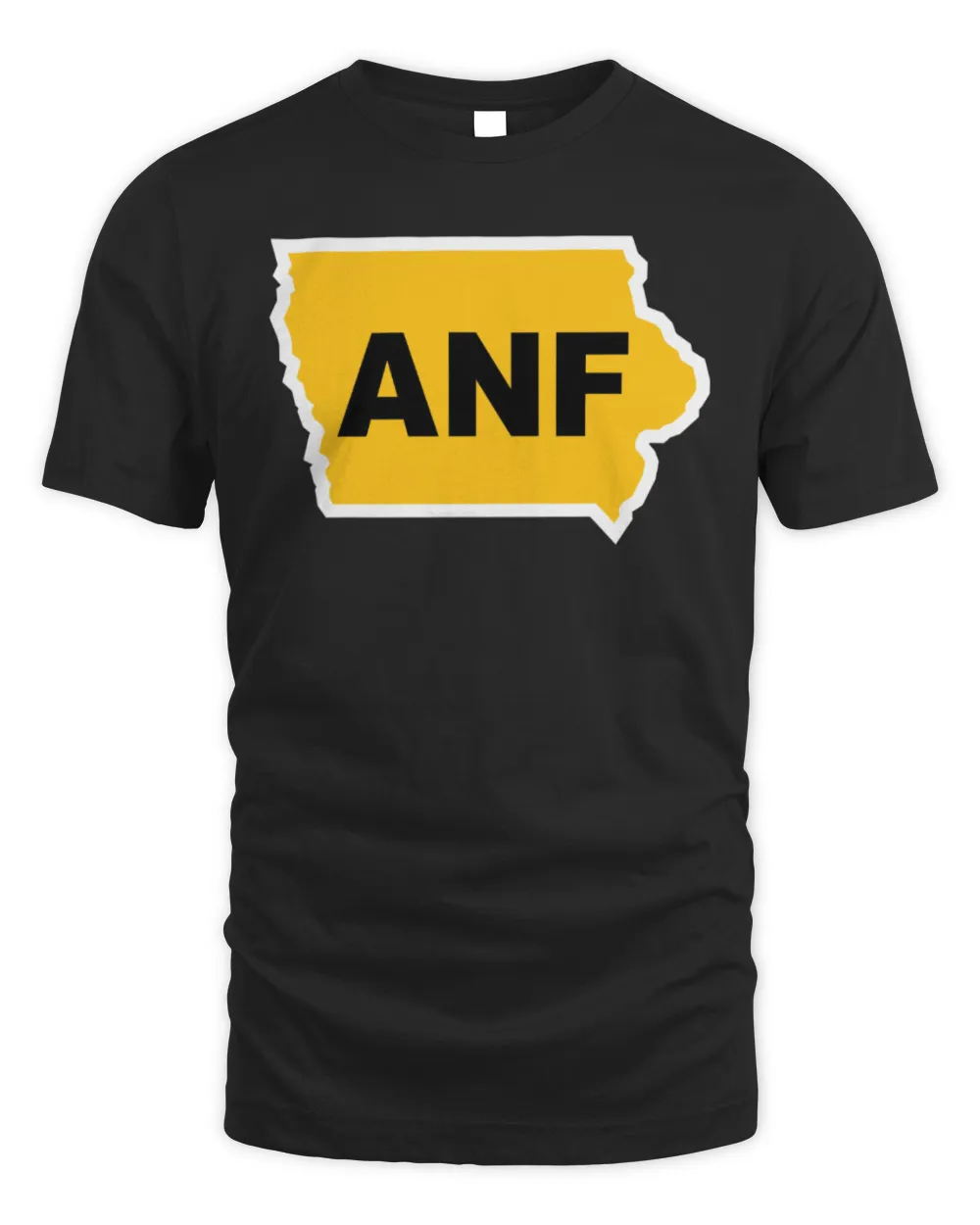 Anf Iowa Hawkeyes Map Official Hoodie Unisex Standard T-Shirt black s