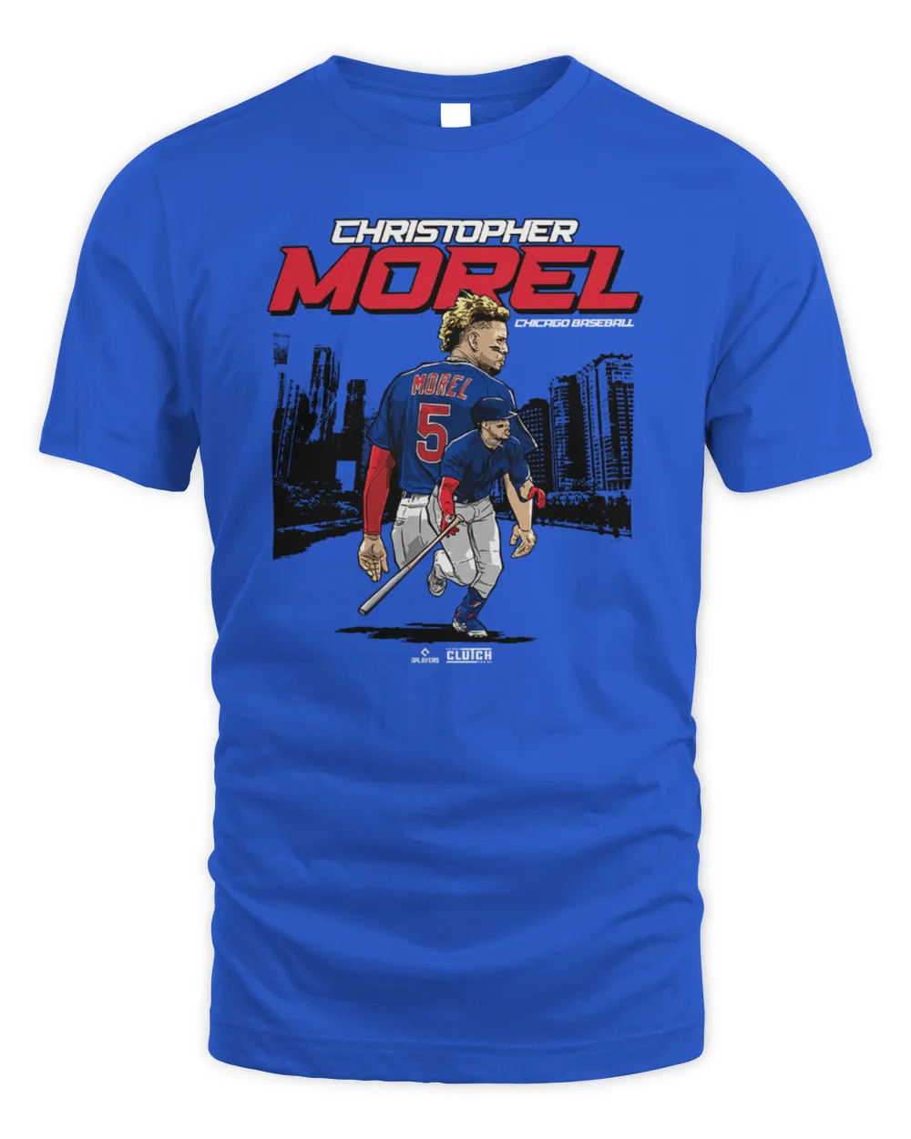Chicago Cubs Basebal Christopher Morel #5 Mlbpa City Tee Unisex Standard T-Shirt royal s