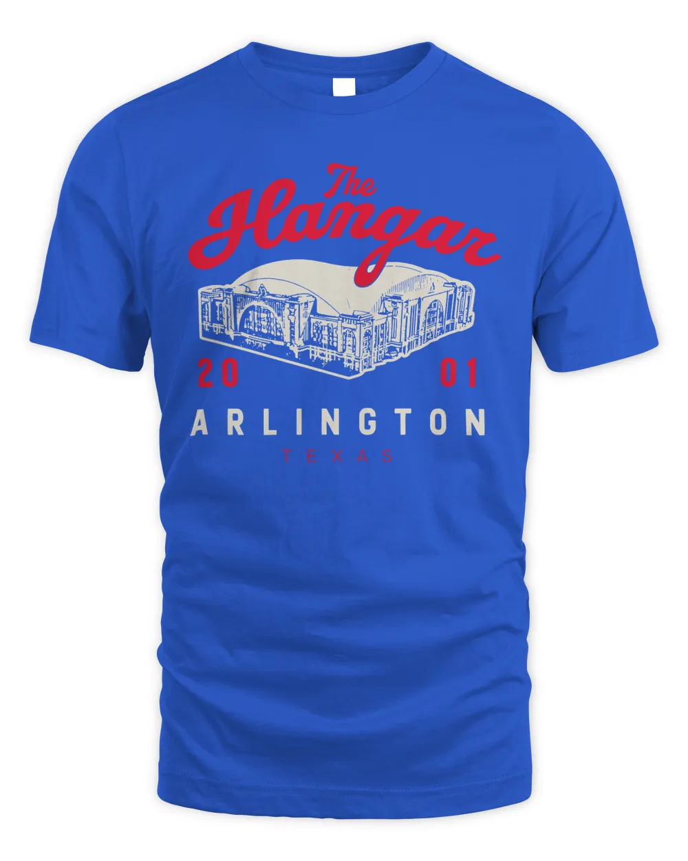The Hangar 2001 Arlington Texas Tee Intheclutch Unisex Standard T-Shirt royal s