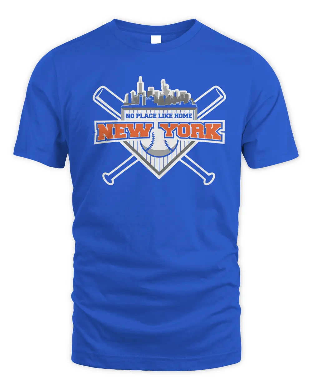 New York Mets No Place Like Home 2024 Tee Shirt Unisex Standard T-Shirt royal s