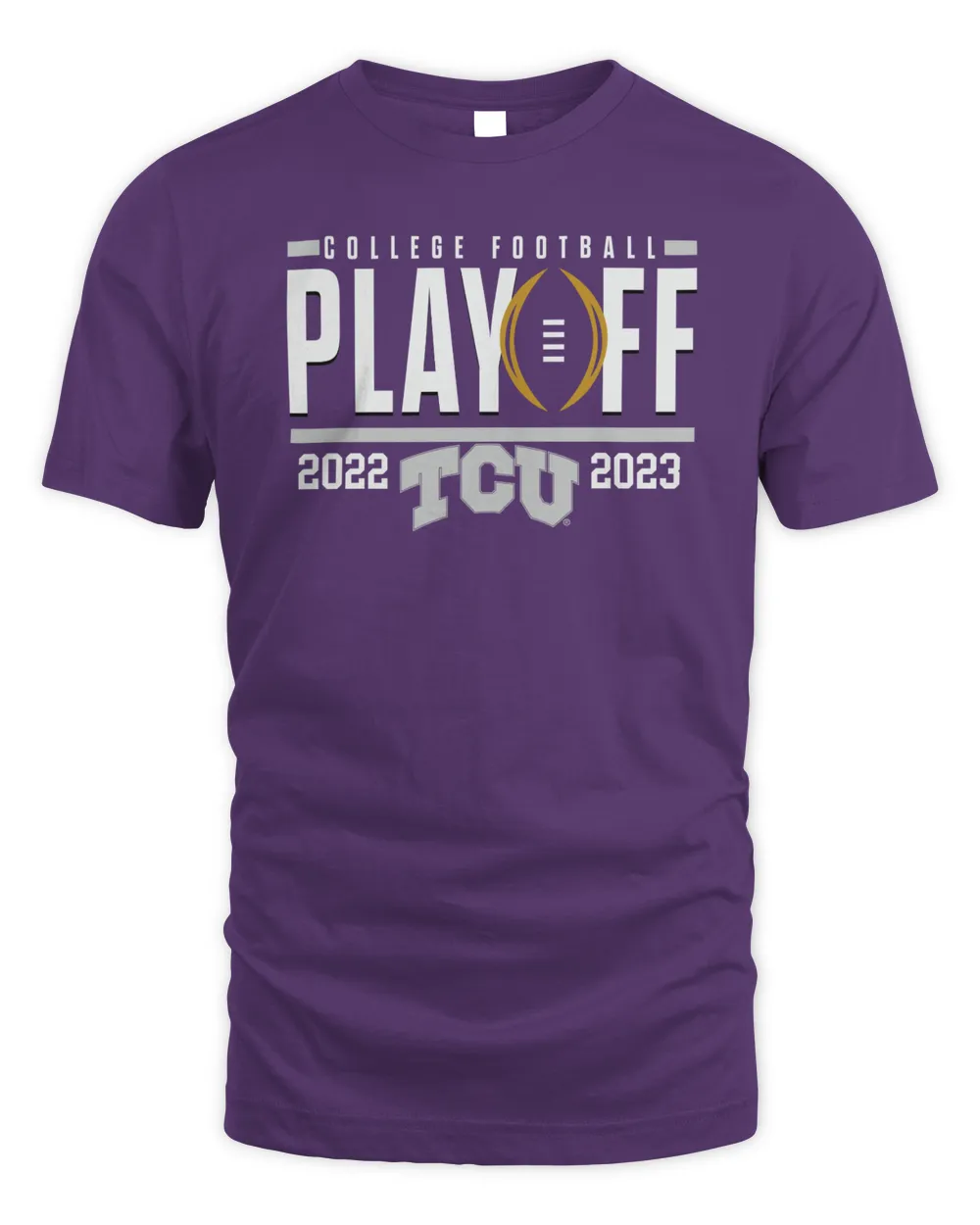 Tcu Horned Frogs 2022 College Football Playoff First Down Entry Tee Unisex Standard T-Shirt purple s