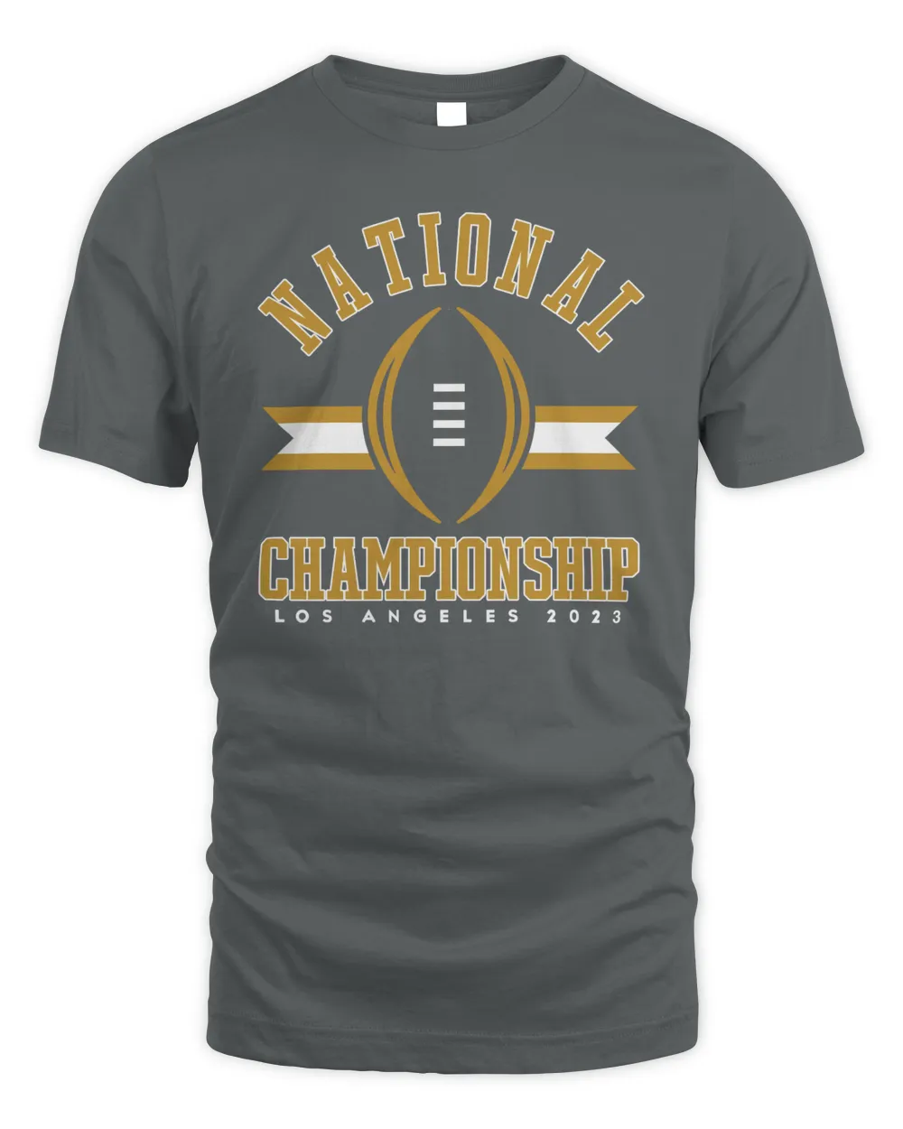 Official College Football Playoff Shop 2023 National Championship Game Los Angeles T Shirt Unisex Standard T-Shirt charcoal s