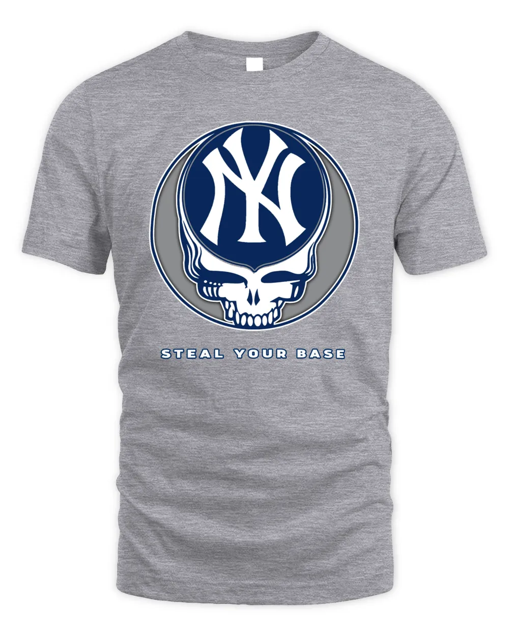 Grateful Dead x New York Yankees Steal Your Base 2023 Shirts Unisex Standard T-Shirt sport-grey s