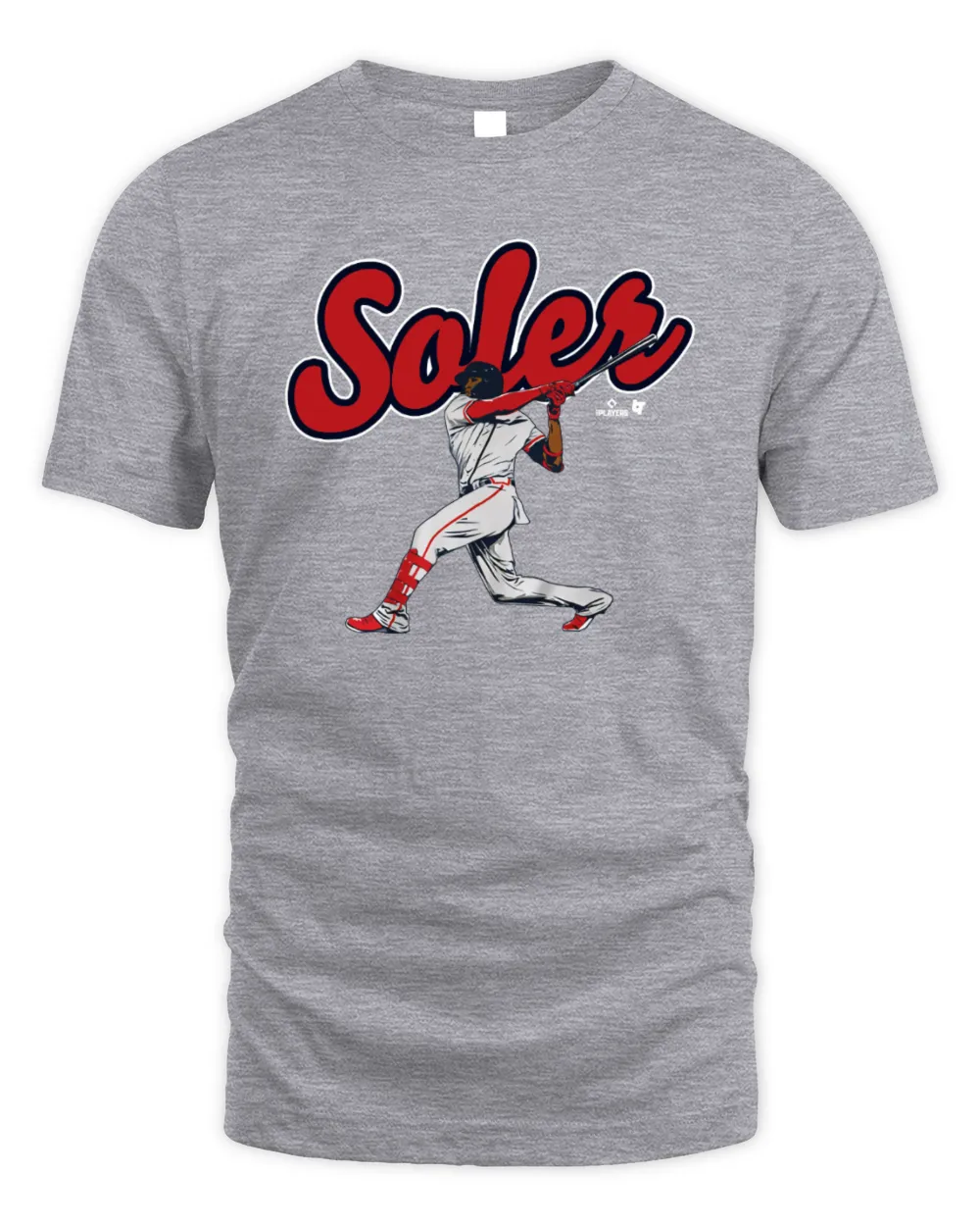 Atlanta Braves Jorge Soler Slugger Swing 2024 Shirt Unisex Standard T-Shirt sport-grey s