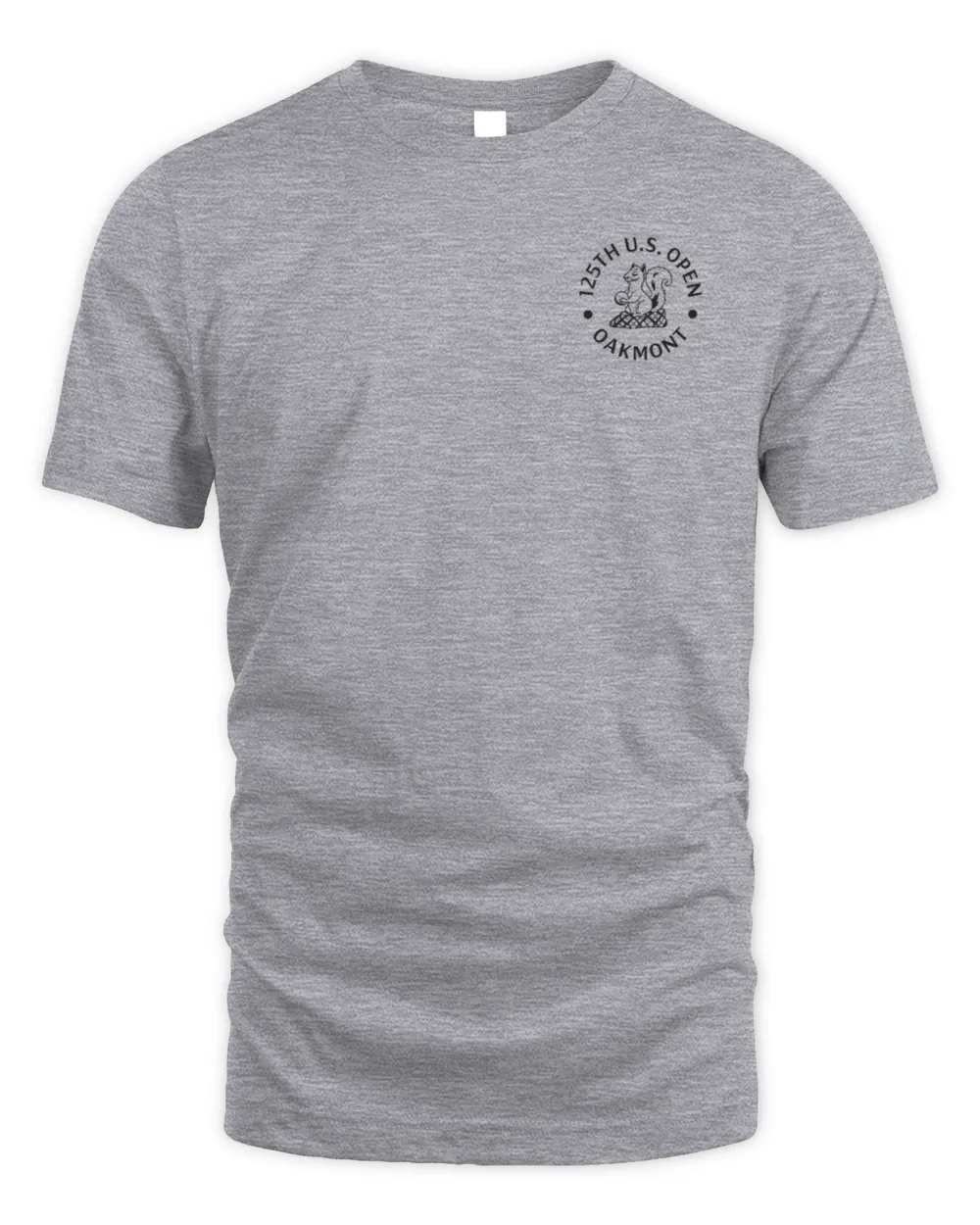 125th U.S. Open Oakmont Logo Tee Blue Unisex Standard T-Shirt sport-grey s