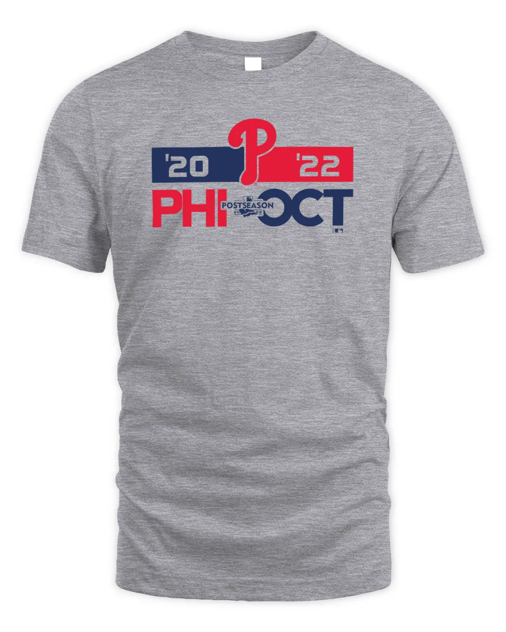 2022 Mlb Postseason Philadelphia Phillies Baseball Shirt Unisex Standard T-Shirt sport-grey s