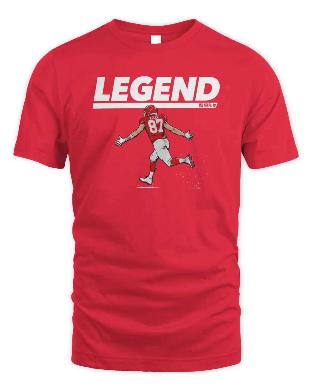 Travis Kelce Legend Tee Unisex Standard T-Shirt red s