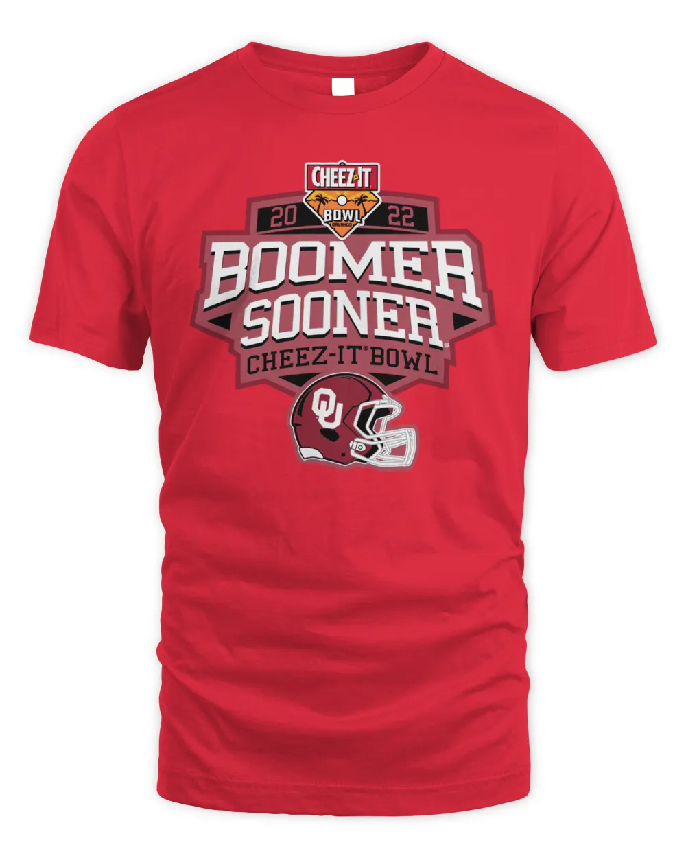 Boomer Sooner Cheez-It Bowl Oklahoma T-Shirt Unisex Standard T-Shirt red s