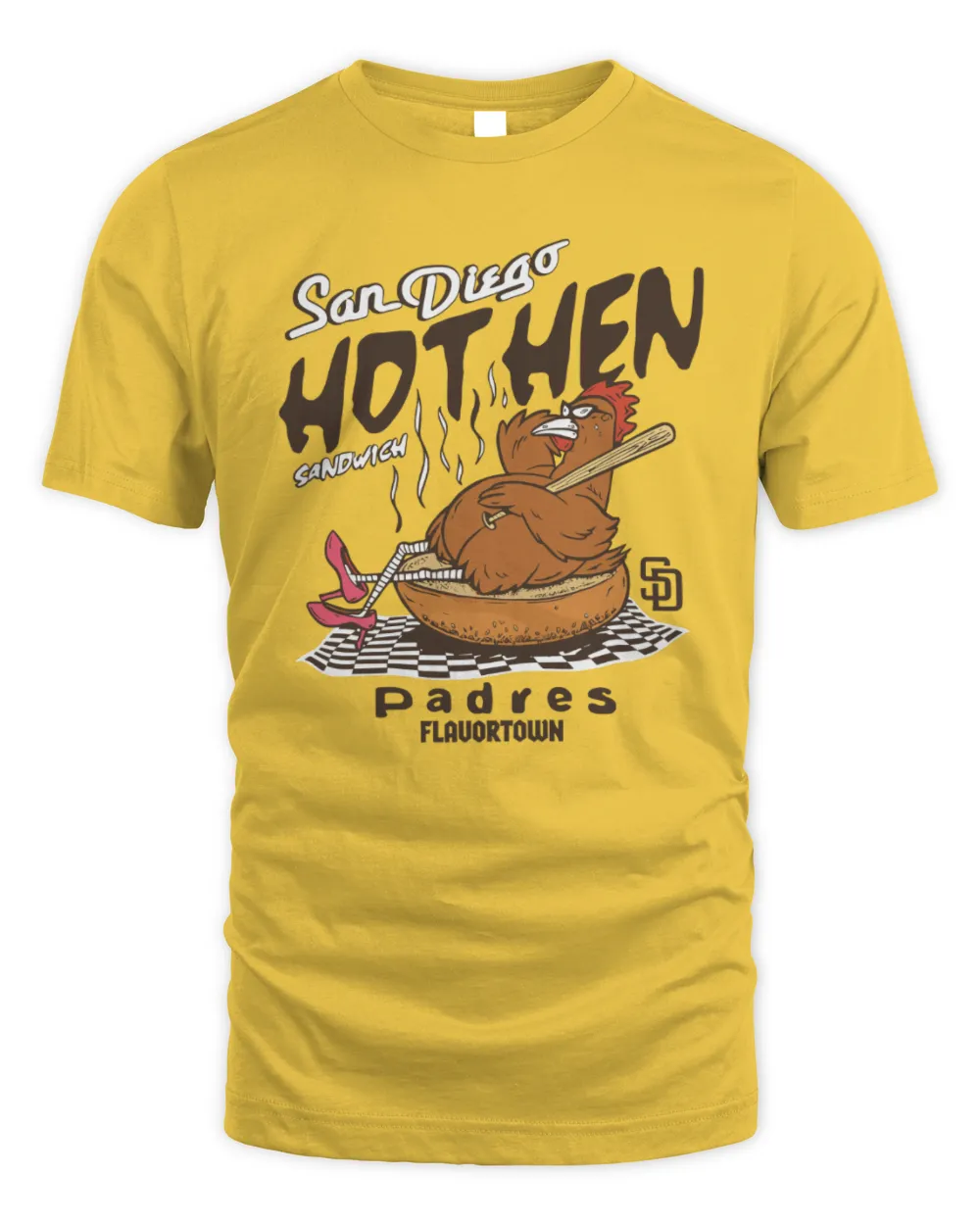 MLB x Flavortown San Diego Padres Tee Homage Shop Unisex Standard T-Shirt daisy s