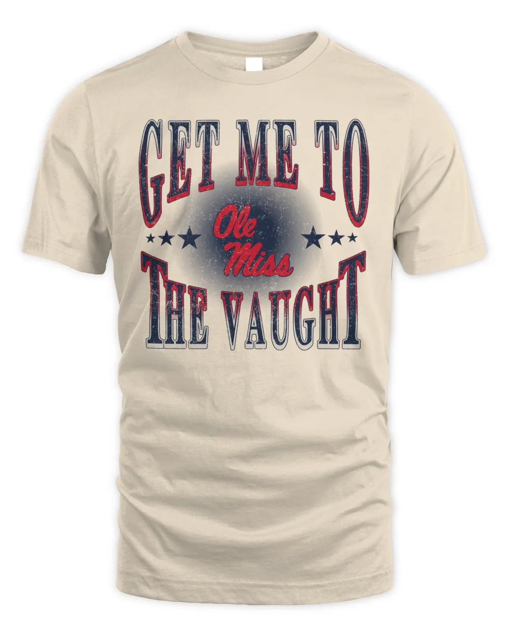 Get Me To The Vaught Ole Miss Football Glow Sweatshirt Unisex Standard T-Shirt sand s