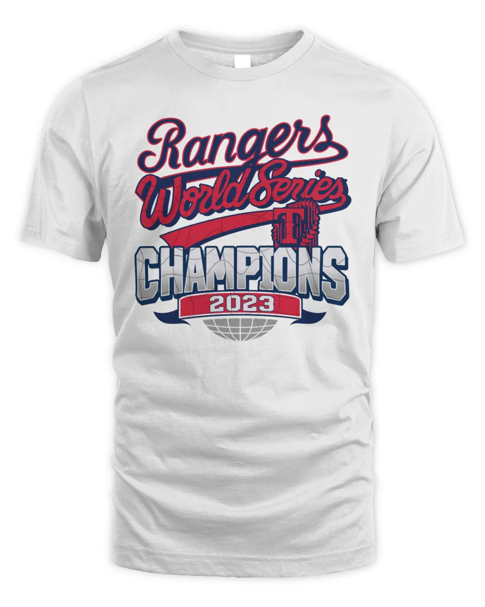 Official Rangers World Series Champions 2023 Shirt Hoodie Unisex Standard T-Shirt white s