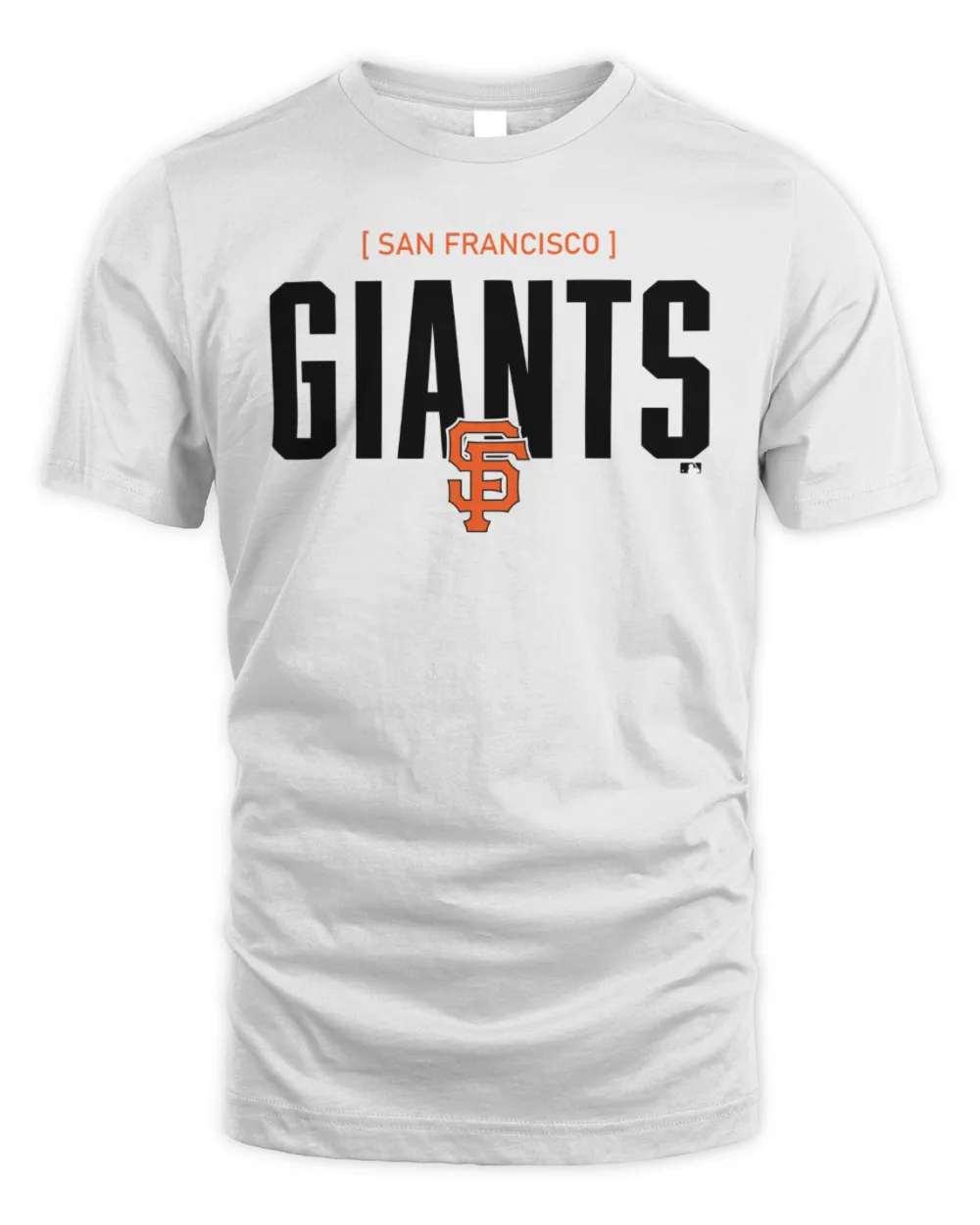 San Francisco Giants Baseball Home Team Bracket Stack Logo T-Shirt Unisex Standard T-Shirt white s