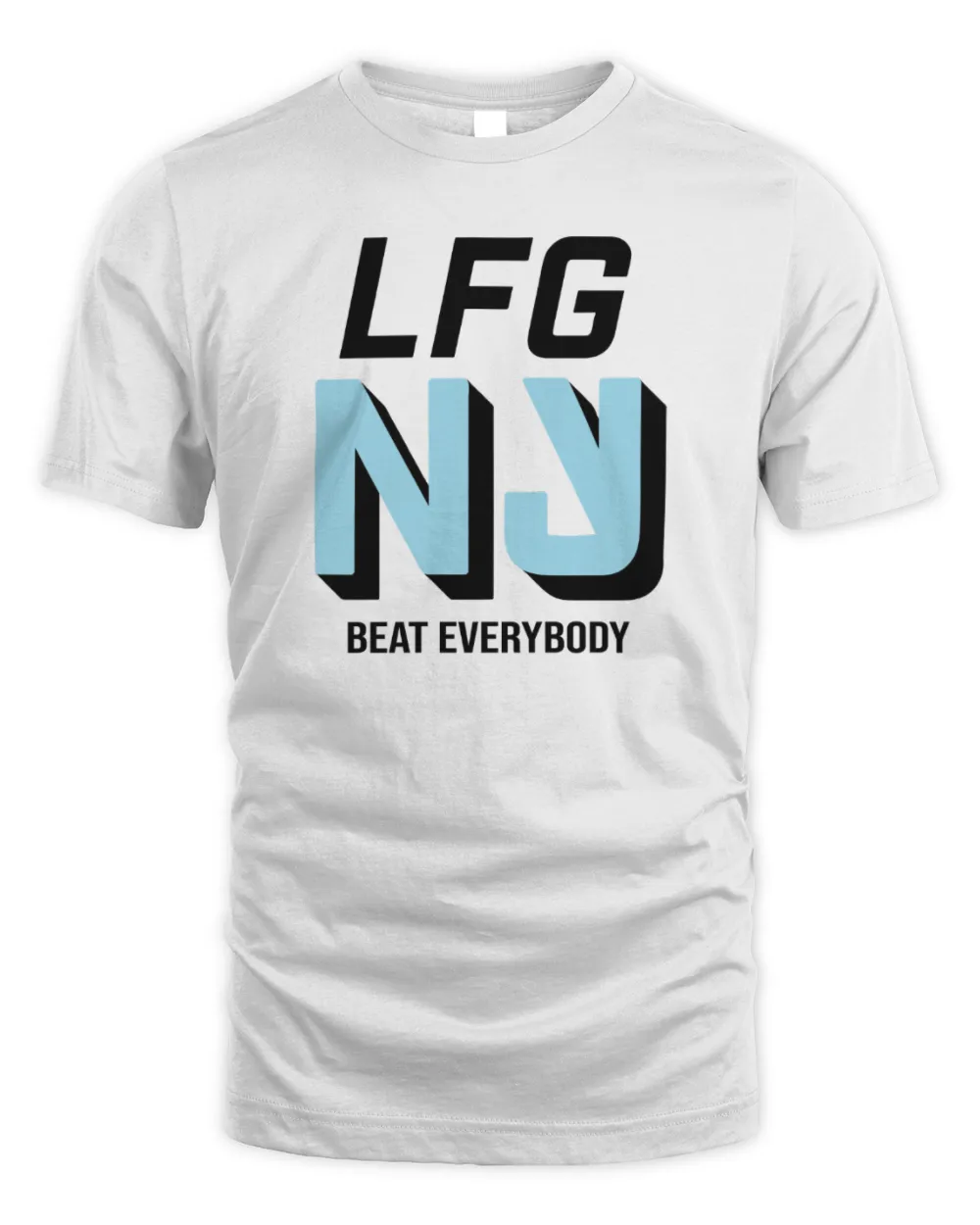 LFG Nj-Ny Gotham Fc Beat Everybody 2024 Shirt Unisex Standard T-Shirt white s