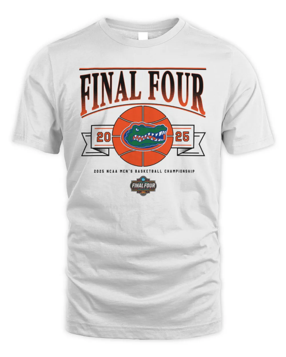 Florida Gators 2025 Men’s Basketball March Madness Final Four Tee Unisex Standard T-Shirt white s