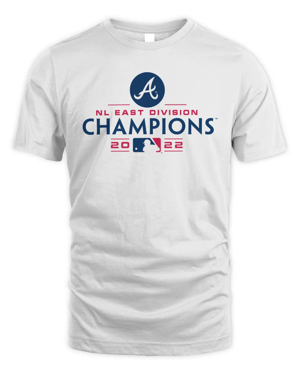 Atlanta Braves Shop Nl East Division Champions Tee Unisex Standard T-Shirt white s