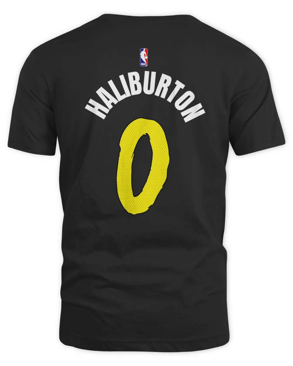 Tyrese Haliburton #0 Indiana Pacers 2023-24 City Edition Name & Number T-Shirt Unisex Standard T-Shirt black s