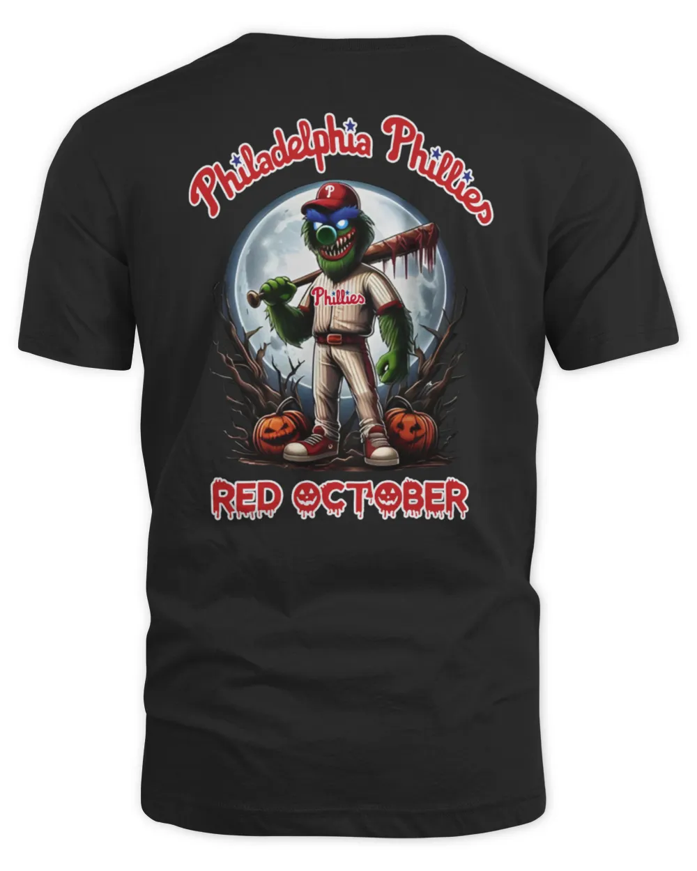 Philadelphia Phillies Red October 2024 Shirt Black Unisex Standard T-Shirt black s