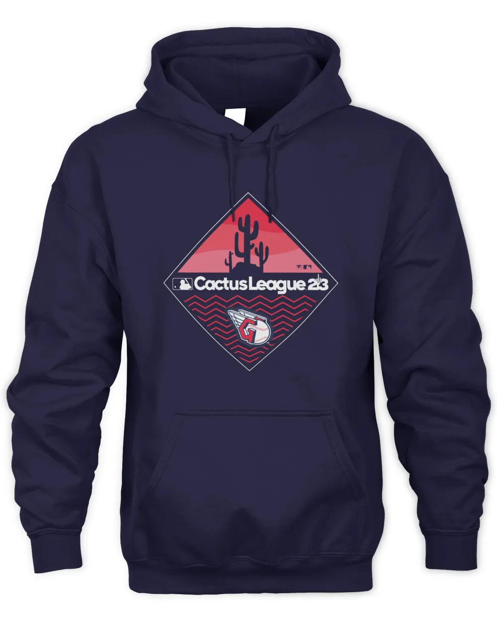 Mlb Cactus League 2023 Cleveland Guardians Hoodie Sweatshirt Unisex Hoodie navy s