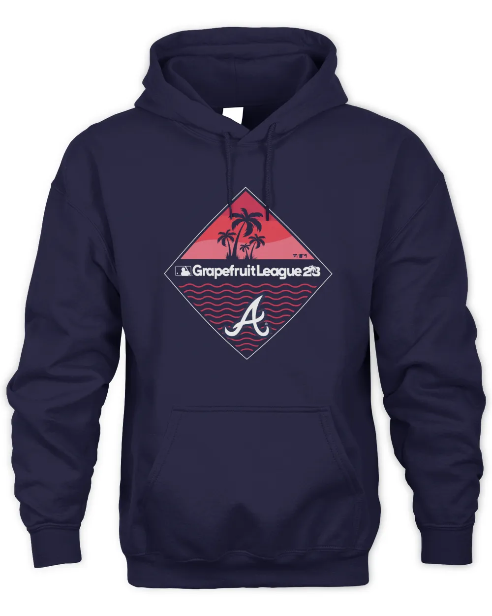 MLB Spring Training Grapefruit League 2023 Atlanta Braves Hoodie Sweatshirt Unisex Hoodie navy s