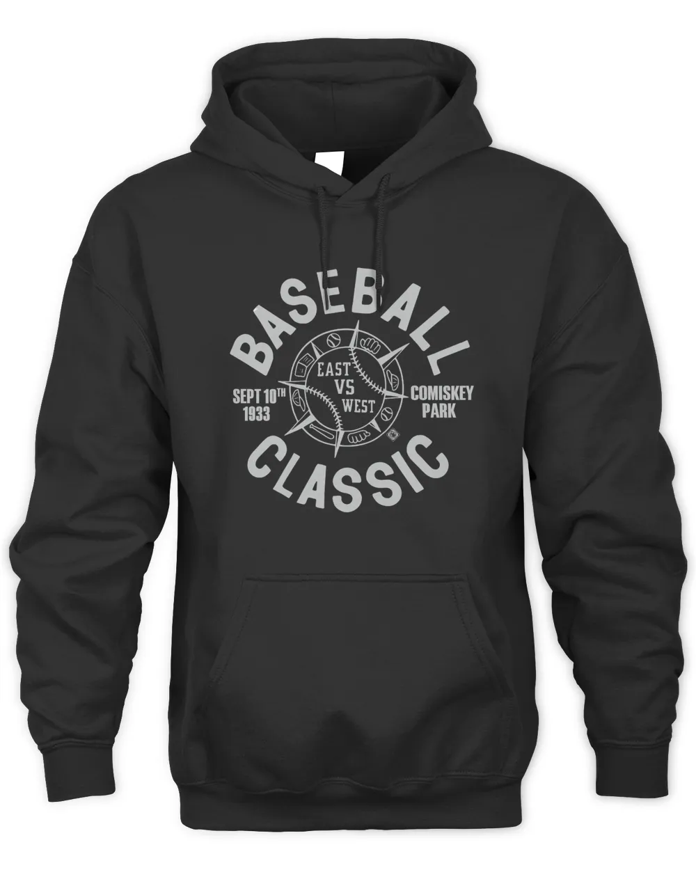 East Vs West All-Star Game Baseball Classic Hoodie Sweatshirt Unisex Hoodie black s