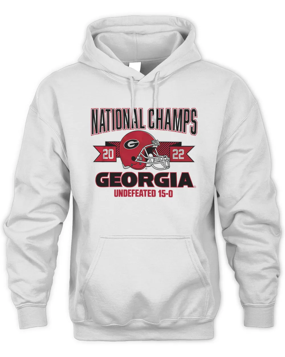 Georgia Bulldogs National Champions Arched Helmet National Champions Arched Helmet Shirt Breaking T Unisex Hoodie white s