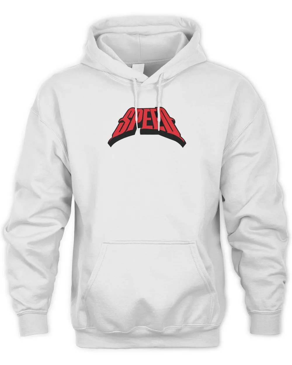 Gang Called Speed Merch Logo Tee Unisex Hoodie white s