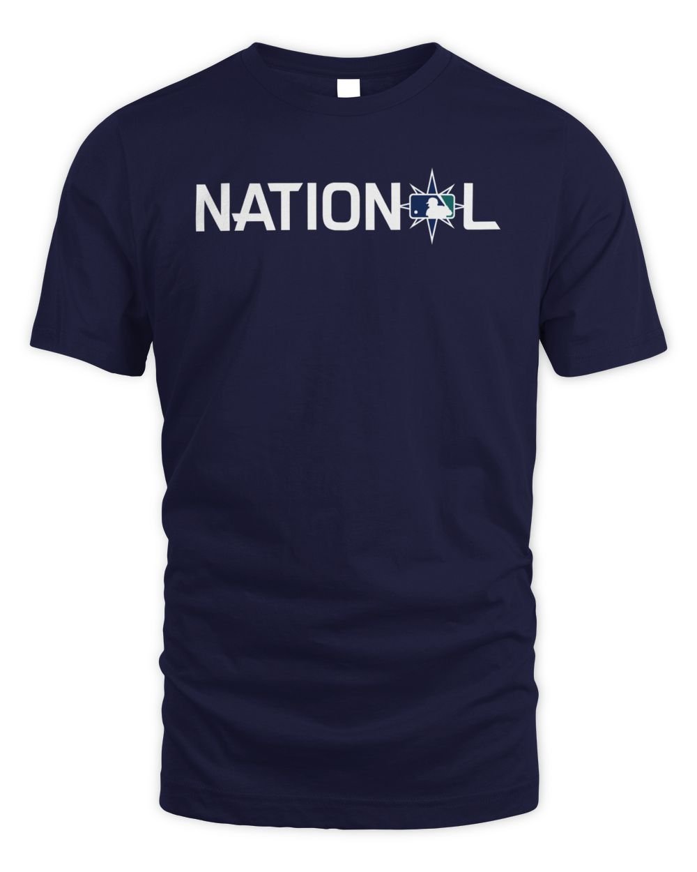 National 2023 MLB All Star Game Wordmark Navy Shirt Unisex Standard T-Shirt navy s