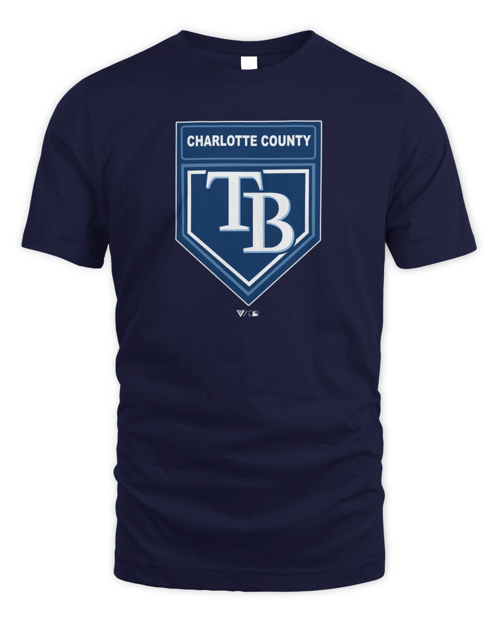 Men's Tampa Bay Rays 2024 Spring Training Charlotte County Logo T Shirt Unisex Standard T-Shirt navy s