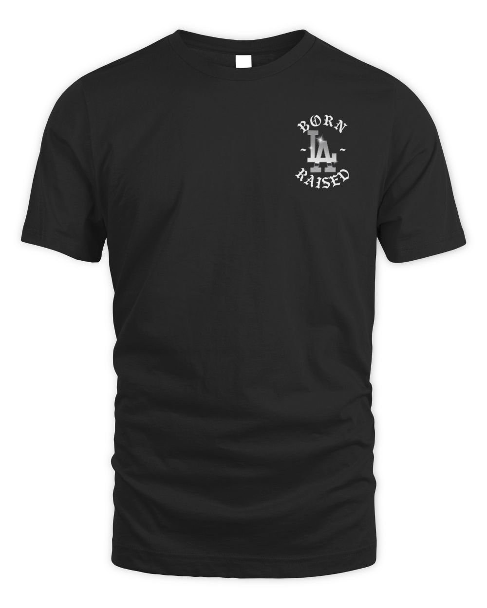 Los Angeles Dodgers Baseball Born x Raised 2023 Hoodie Sweatshirt Unisex Standard T-Shirt black s