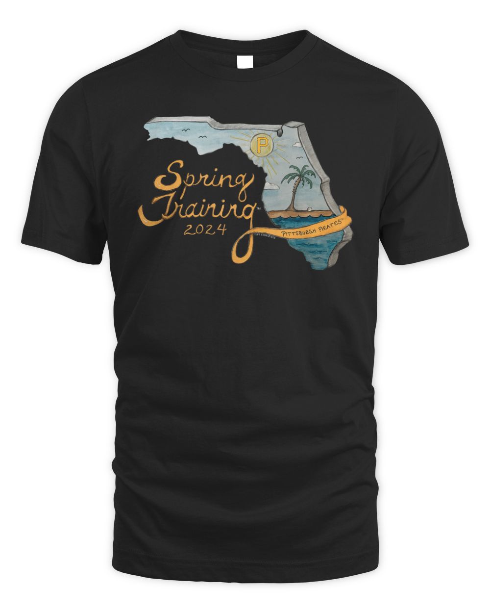 Pittsburgh Pirates Spring Training 2024 Tee Shirt Unisex Standard T-Shirt black s