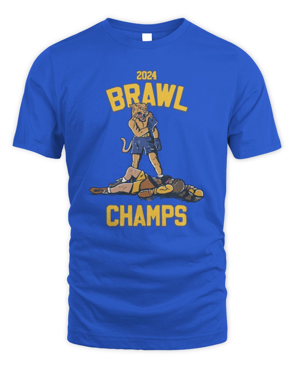Pitt Win Wvu Backyard Brawl Champions 2024 Shirt Unisex Standard T-Shirt royal s