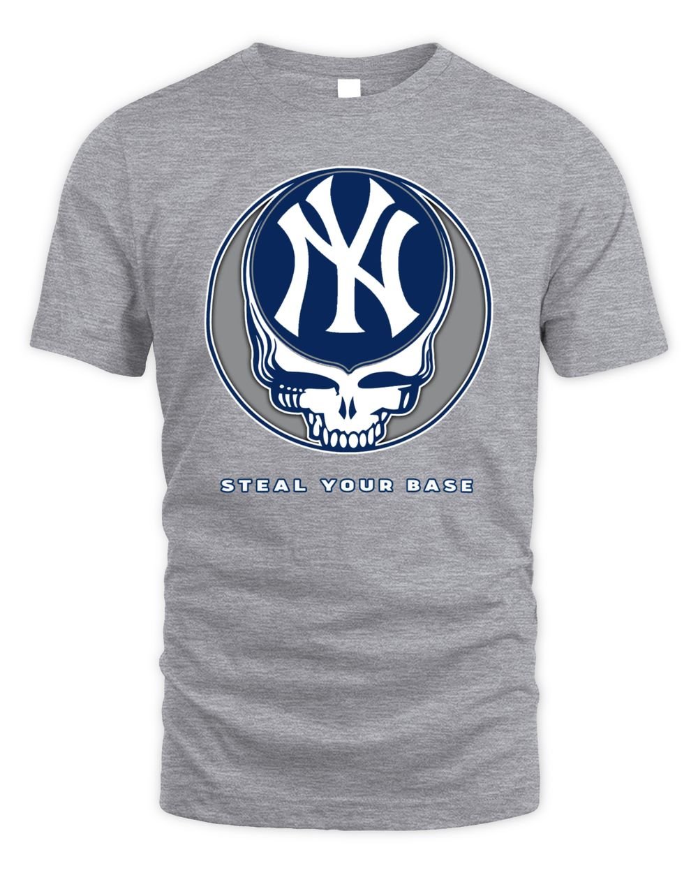 Grateful Dead x New York Yankees Steal Your Base 2023 Shirts Unisex Standard T-Shirt sport-grey s
