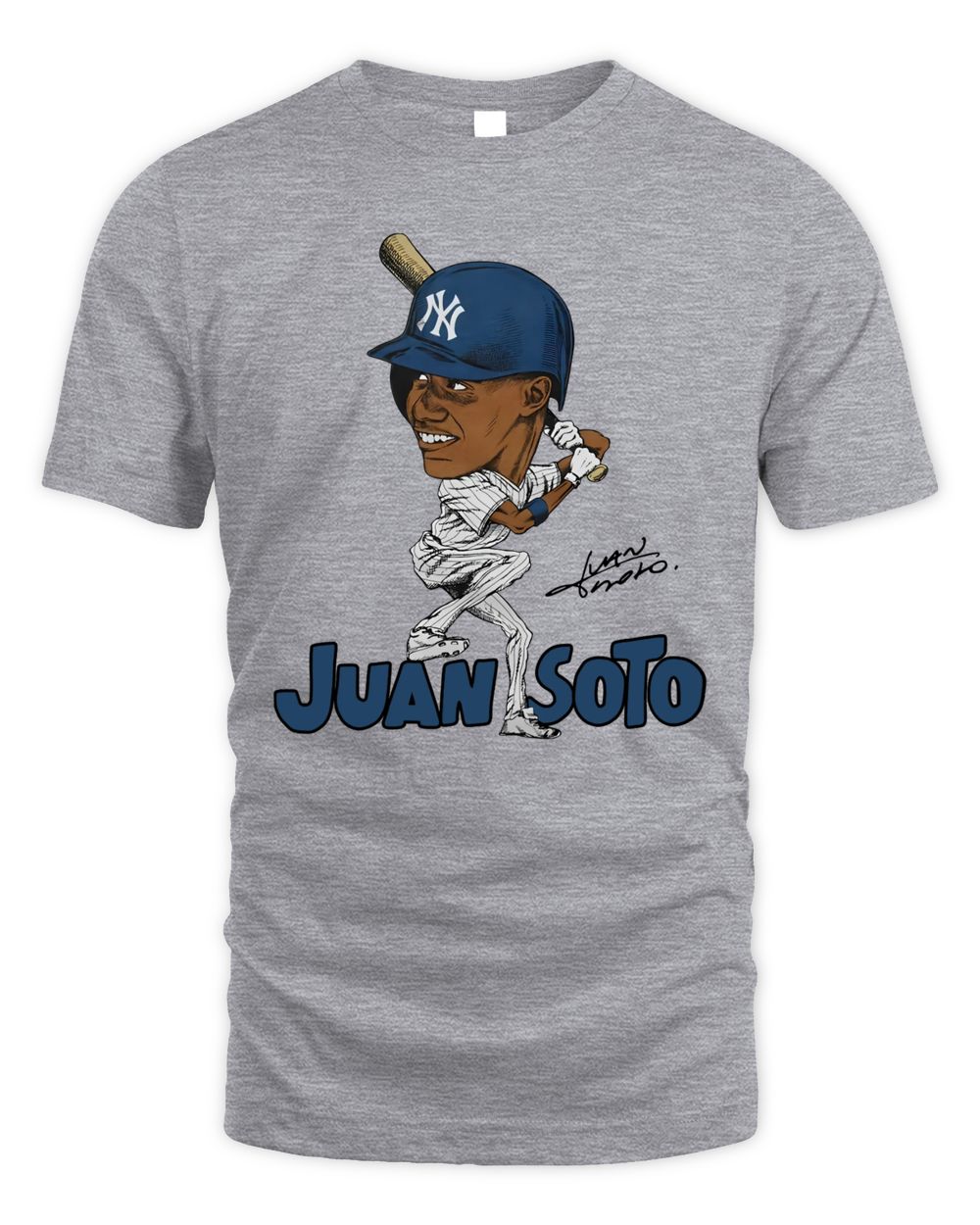 Yankees Juan Soto Signature Tee #22 New York Yankees Unisex Standard T-Shirt sport-grey s