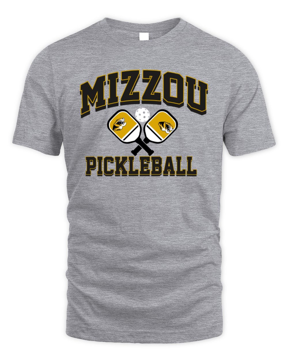 Mizzou Tigers Champion Pickleball 2024 Logo Tee Unisex Standard T-Shirt sport-grey s
