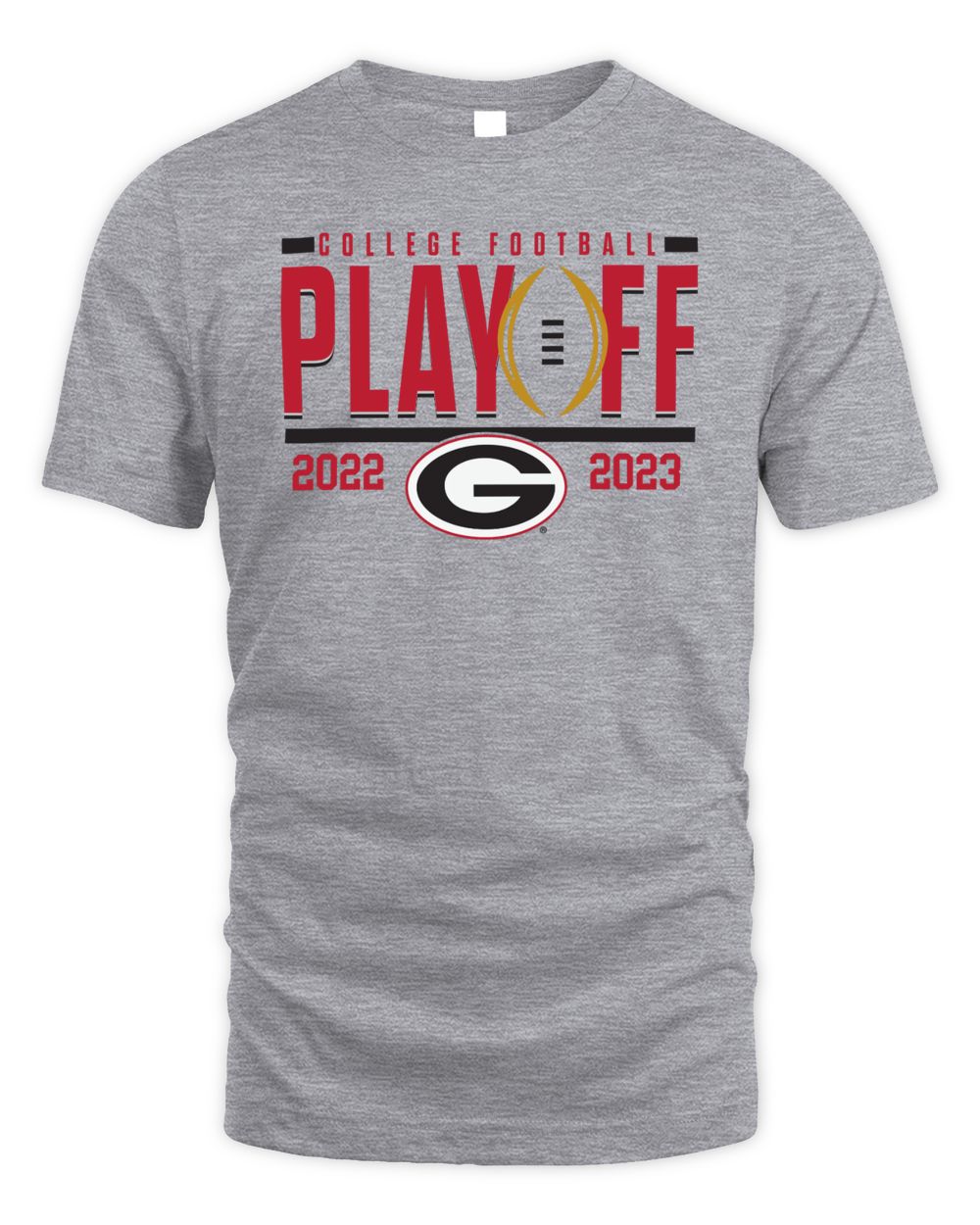 Georgia Bulldogs 2022 College Football Playoff First Down Entry Tee Unisex Standard T-Shirt sport-grey s