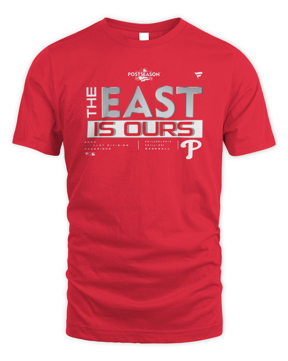 Postseason Philadelphia Phillies The East Is Ours T Shirt Unisex Standard T-Shirt red s