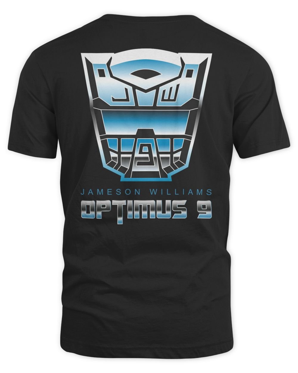 Jameson Williams Optimus 9 Double Sided Black Shirt Unisex Standard T-Shirt black s